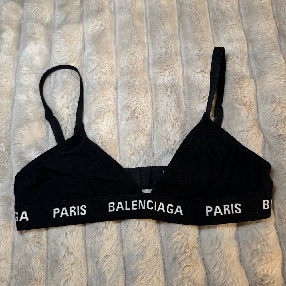 Balenciaga Women's Black Bralette
